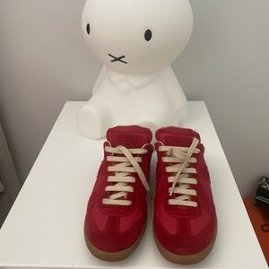 Red maison margielas sneakers